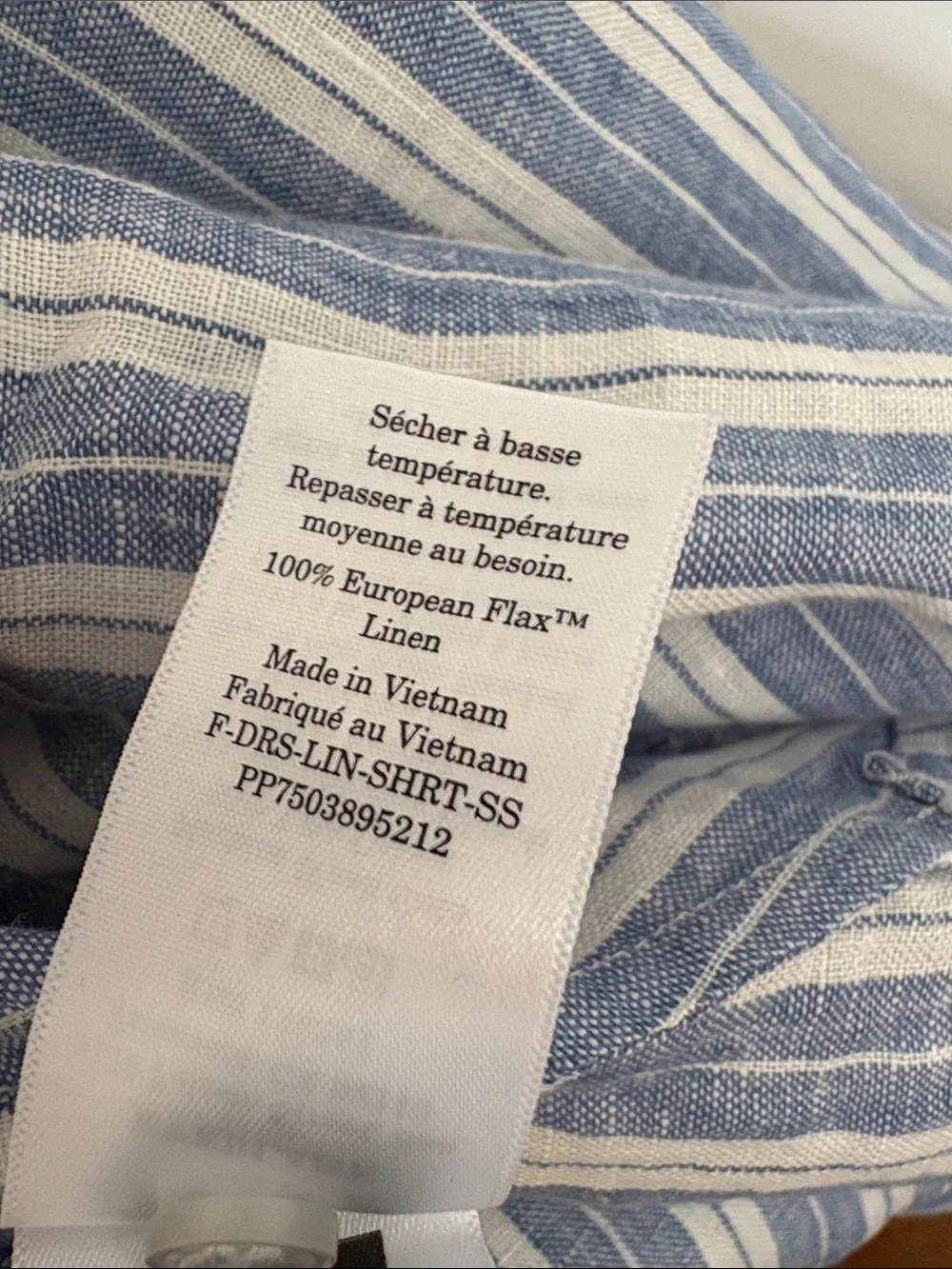 Everlane Daytripper Dress in Blue/White Linen - Picture 6 of 7